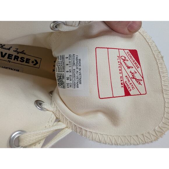 Converse Chuck 70 De Luxe Heel Shoes 'Egret' - A05348C Ivory Platform Chunky - Picture 13 of 15